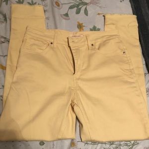 NWOT 721 Levi’s Yellow High Rise Skinny Jean